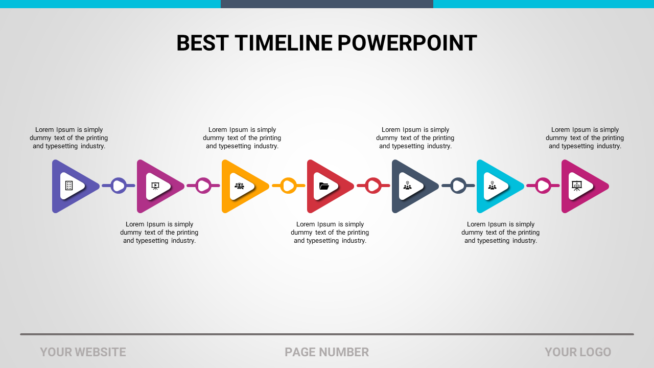  Best Timeline PowerPoint Presentation Template Design